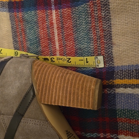 Carlos,  tan and brown heeled booties - Picture 8 of 8